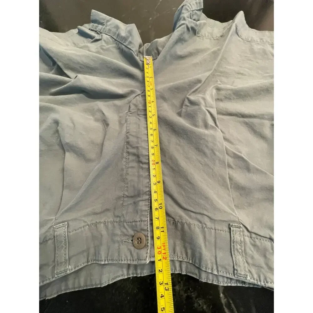 Dockers blue gray twill shorts 34   100% cotton